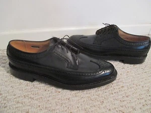 NUEVO Zapatos Florsheim Imperial 92604 Kenmoor Talla 9.5 C Negro Punta de Ala V Botín - Imagen 1 de 10
