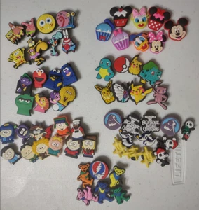 Sets Lots lot of Shoe Charms - cartoons - YOU CHOOSE PICK - fits Crocs FREE SHIP - Picture 1 of 25