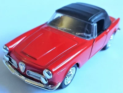 ALFA ROMEO 2600 SPIDER - VOITURE MINIATURE - ROUGE - WELLY NEX MODELS - NEUF - Photo 1/4
