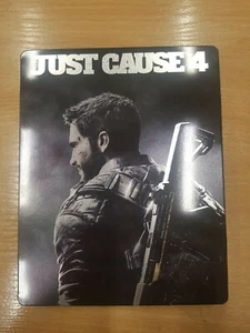 Just Cause 4 Vacía Libro Metal Caja Juego Solo No Hay Original PS4 Xbox One - Imagen 1 de 3