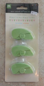 Neu Making Memories selbstfärbende rollende Stempel BIRTHDAY #29050 Grün 3 Designs - Bild 1 von 5