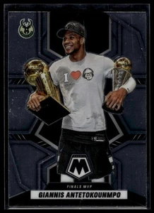 2021-22 Panini Mosaic #296 Giannis Antetokounmpo Finals MVP - Picture 1 of 2