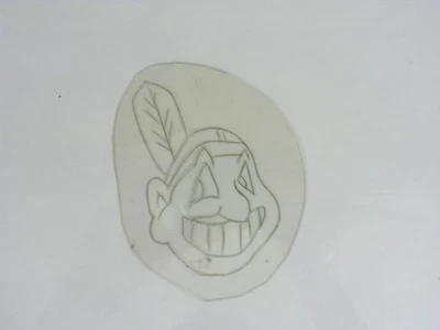 Plantilla de acetato vintage años 70 "india". Plantilla de tatuaje. Foto 1 de 4