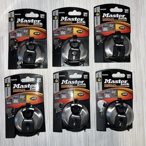 Master Lock M40XTRI Magnum 2-3/4 Zoll Breite Edelstahl Diskus gleichschließend 6 Stück - Bild 1 von 6