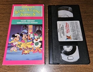 Disney's Sing Along Songs Very Merry Christmas Songs (VHS, 1988) Vintage Holiday - Bild 1 von 1
