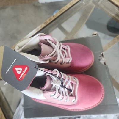 Girls Timberland Size 5.5 Pink Suede Two Tone 5.5 - Image 1 of 4