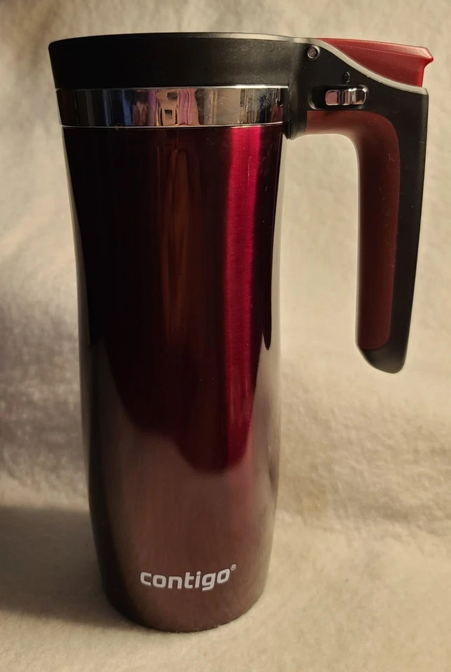 Contigo Handled Autoseal 16oz Insulated Stainless Steel Travel Mug Spiced Wine