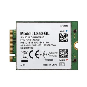 L850- WWAN Card 01AX792 M.2 4G LTE Module for X395 X1 Carbon3130 - Photo 1/7
