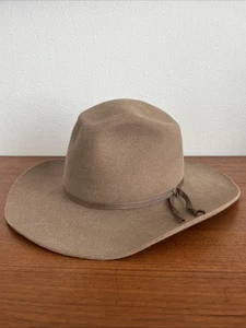 Akubra Snowy River Pure Fur Felt Size 58 Made in Australia Hat Cowboy Western - Picture 1 of 13