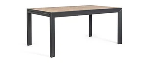 Tavolo Allungabile Belmar 160-240x100 Naturale Antracite Cod.0663192 - Foto 1 di 3