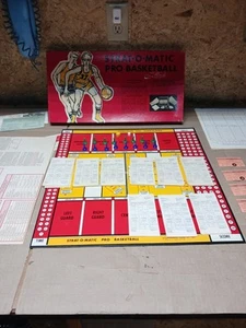 Strat-O-Matic Basketball Board Game Good Condition. 6 Teams 76-77, 3 Teams 77-78 - Picture 1 of 12