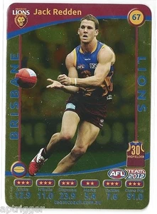 2012 Teamcoach GOLD (67) Jack REDDEN Brisbane - Picture 1 of 1