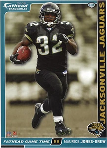 MAURICE JONES DREW FATHEAD TRADEABLE 2008 JACKSONVILLE JAGUARS MJD STICKER G115 - Picture 1 of 1
