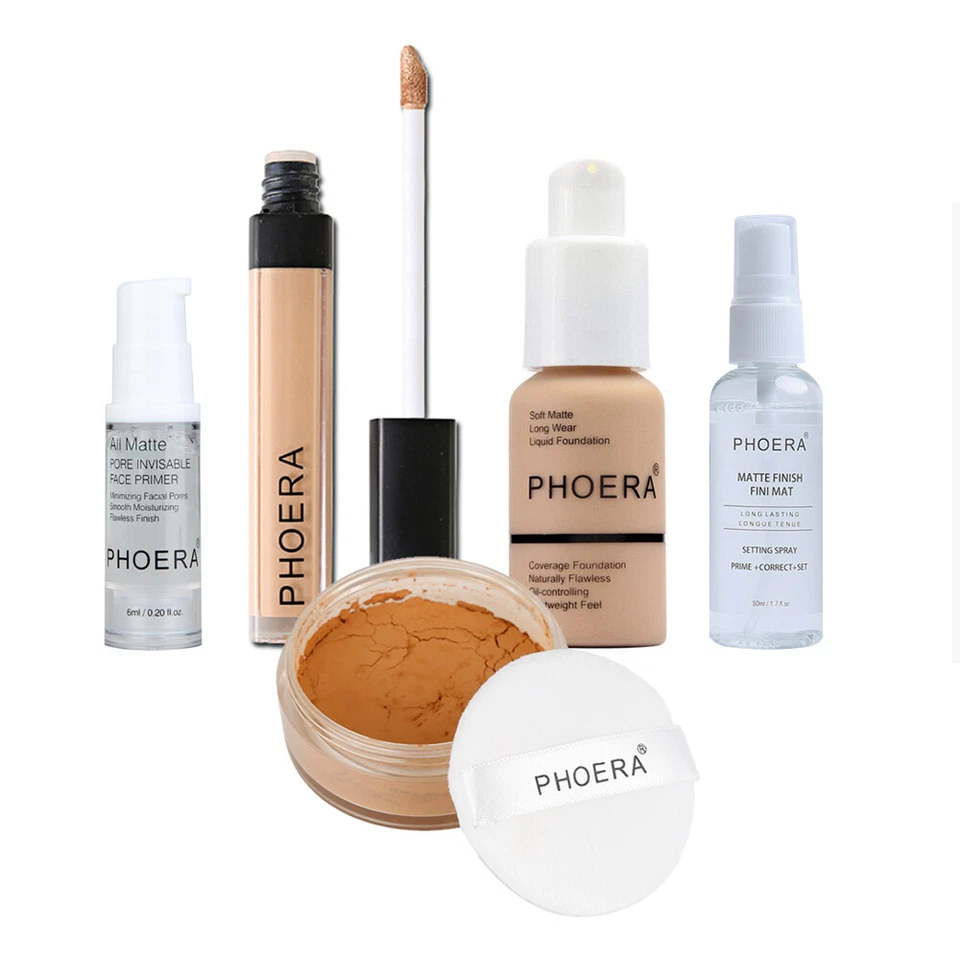 PHOERA® Foundation, Concealer, Primer Setting Spray & Setting Powder Mega Value!