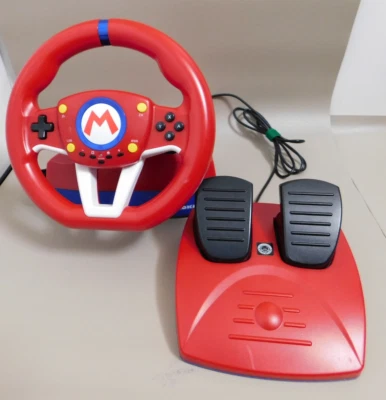 Mario Kart Steering Wheel and Pedals for Nintendo Switch Tested WORKS - Image 1 of 4