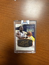 2013-14 Immaculate Collection Karl Malone Auto Gold On Card Auto /60 Jazz