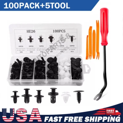 Clips Retainer Body Bumper Rivet Retainer Push Pin Clip Molding Trim Assortments - Imagem 1 de 4