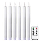 6pcs LED Candle Lights Safe Electric Candles Lighting Props for Christmas Party
