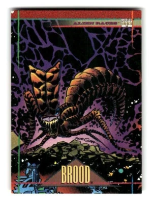 1993 Marvel Alien Races Trading Card #119 Brood - Image 1 of 4