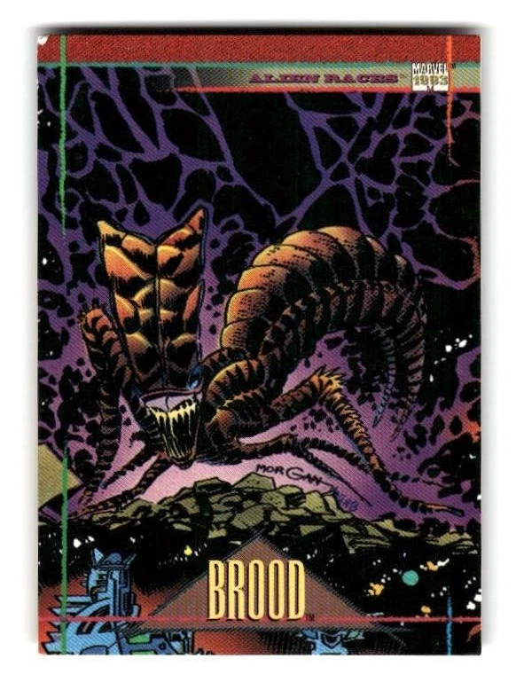 1993 Marvel Alien Races Trading Card #119 Brood - Image 1 of 4