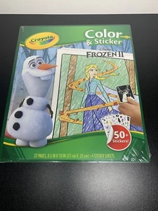 Crayola Art Disney's Frozen 2 Coloring Pages & Stickers NIP!!! - Picture 1 of 2