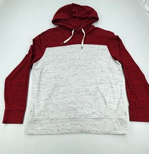 American Eagle Flex Hoodie Men's L Color Block Long Sleeve Lightweight Pockets - Picture 1 of 18