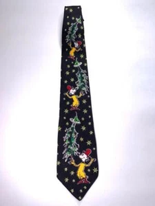Vintage DR. SEUSS TIE -- Green Eggs & Ham -- 1994 Christmas Silk Tie - Picture 1 of 5