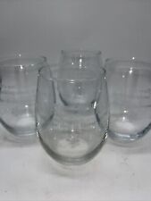 Susquehanna Glass "The Dog is Home" Stemless Wine Glass  Set Of 4