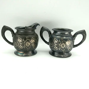 Great Northern Cuádruple Plate Anchor Marca #16 Azúcar Crema Ornamentado Grabado - Imagen 1 de 16