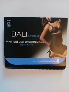 Bali Invisibles Firm Control Shaper OB196 Size Large Black - Picture 1 of 2