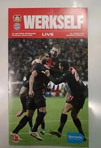 PROGRAMM WERKSELF LIVE BAYER 04 LEVERKUSEN v FC BAYERN MÜNCHEN 2023/2024 - Bild 1 von 1