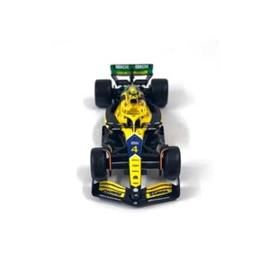 Burago 1/43 2024 McLaren MCL38 Lando Norris #4 Monaco Grand Prix Ayrton Senna Li - Picture 1 of 7