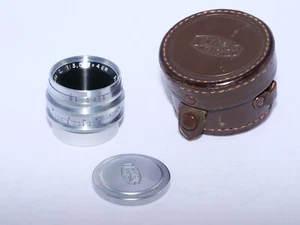 Olympus 4cm (40mm) f3.5 lens for Exakta mt. RARE Only 500 Made. Case. Caps. RARE - Picture 1 of 21