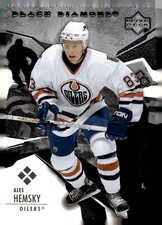 2003 Upper Deck Black Diamond #184 Ales Hemsky Quad Diamond Hockey Card