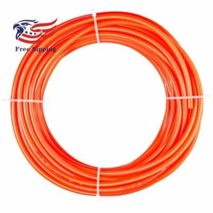 8 mm x 5 mm Druckluftleitung Rohr PU Luftschlauch Flüssigkeit Druckluft Bremse 39,4 Fuß Orange - Bild 1 von 3