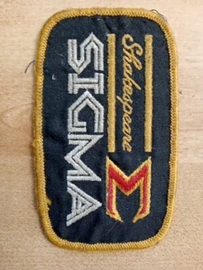Vintage Cloth Fishing Badge - Shakespeare. E Sigma. - Picture 1 of 3
