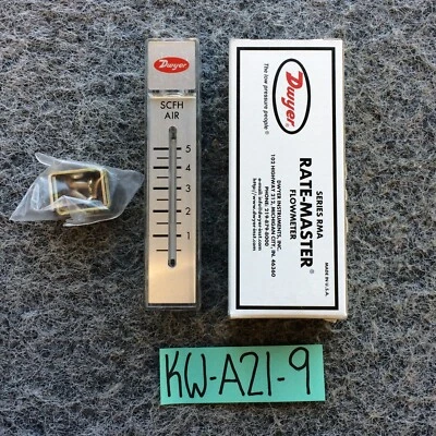 Dwyer RMA-4 Rate-Master 可变面积流量计 0.5 -5 SCFH 空气 1/8"Npt — 第 1/4 张图片