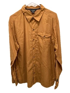 Cloudveil Saddle Up Hemd Herren Größe M Gelb Button Down Langarm Western - Bild 1 von 6