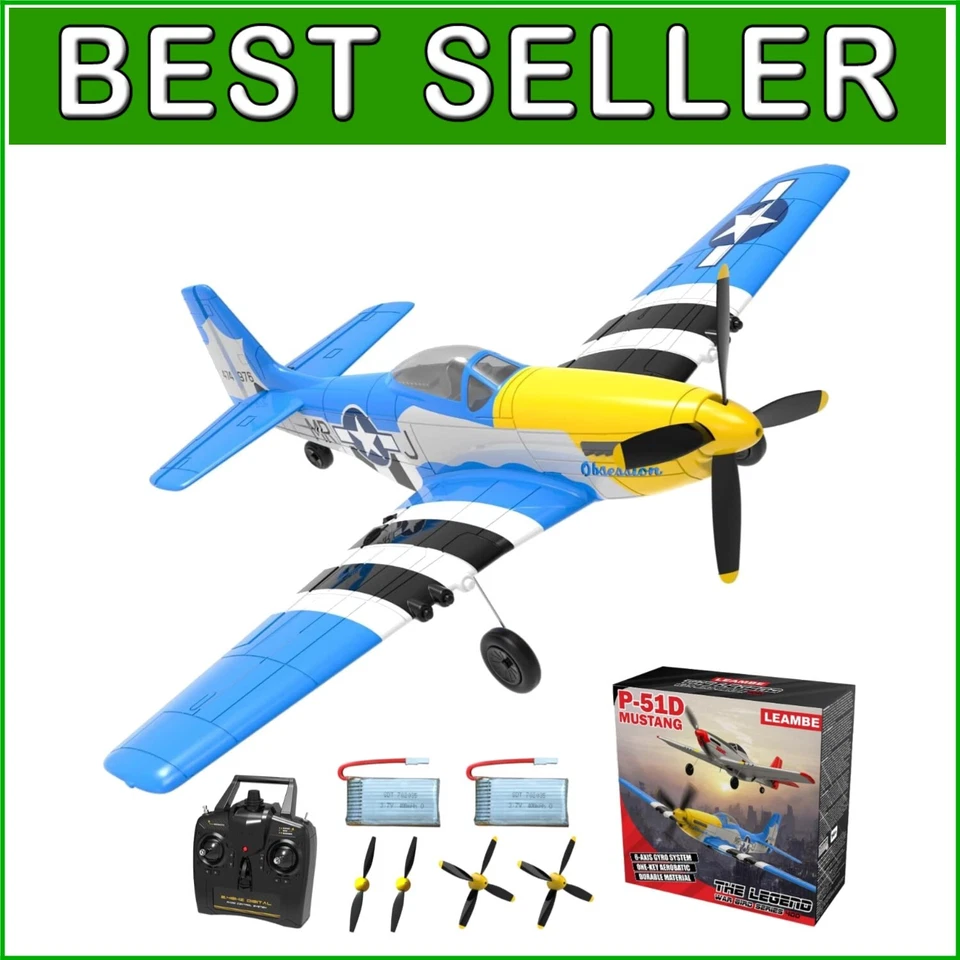 Beginner-Friendly RC Plane with 3 Modes & Stabilization - 12 Minute Flight Time - Image 1 of 4