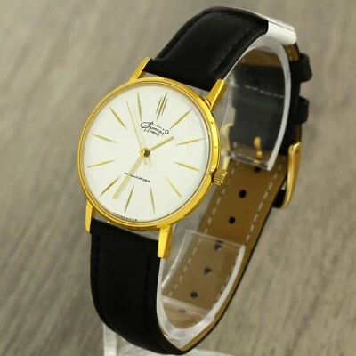 Reloj de pulsera Vumpel luch 2209 ultra delgado vimpel para hombre mecánico URSS soviético Foto 1 de 4