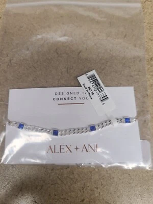 Pulsera Alex & Ani de plata de ley con piedra de nacimiento de septiembre Foto 1 de 2