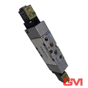 Festo Magnetventil MFH-5/3B-1/4-B solenoid valve 19788 5/3 belüftet - Picture 1 of 7