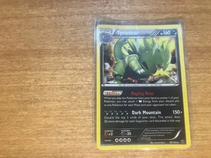 Pokemon Card Tyranitar 56/124 XY Fates Collide Rare Holo Ultra Rare LP 2016 - Picture 1 of 2