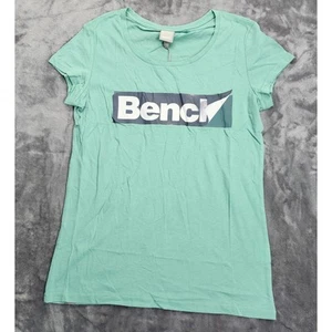 Women's Bench Urban Wear Cap sleeve T-Shirt with Logo Size Small - Picture 1 of 5