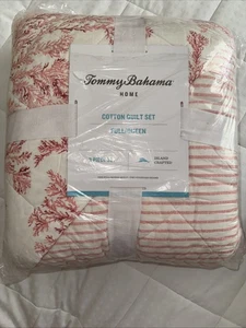 Tommy Bahama 3 Piece Full/Queen Coral Garden Quilt NWT - Picture 1 of 1