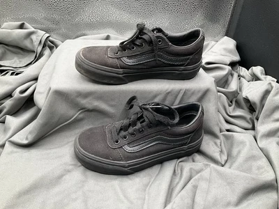 Zapatilla deportiva Vans Old Skool de lona baja negra 500714 juvenil talla 13 EE. UU. Foto 1 de 4