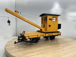 LGB G Scale Lake George & Boulder Yellow Tie Rail Crane 94042 - Picture 1 of 10