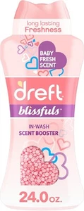 Dreft Blissfuls In-Wash Laundry Scent Booster Beads, Baby Fresh Scent, 24 oz, Ba - Picture 1 of 7