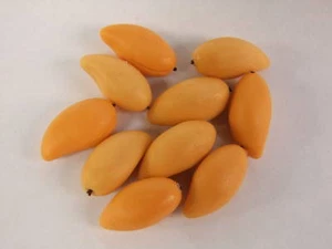 Dollhouse miniature Fruit:20 loose miniature Mangoes Yellow ( Can't eat!) - Bild 1 von 5