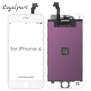 Nuevo digitalizador táctil LCD de calidad de pantalla blanco para iPhone 6 - Imagen 1 de 4